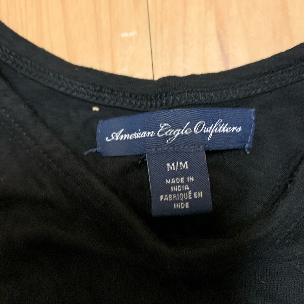 ❌SOLD❌ American Eagle Black lace sequin top - Picture 3 of 3